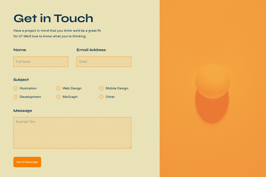 Creating Contact Form