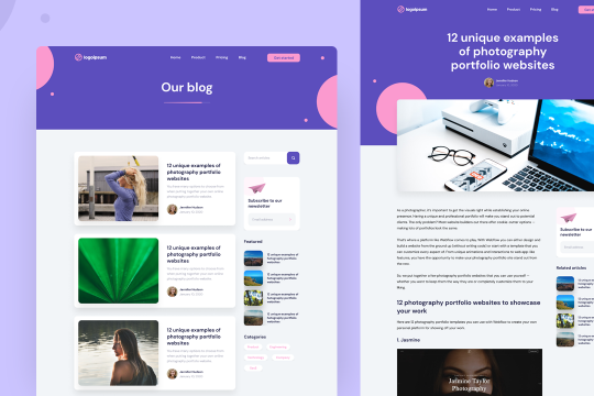 Blog Page Template