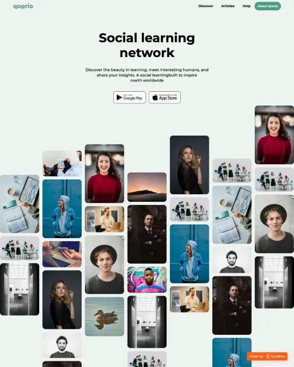 Social Learning Platform Webflow Template