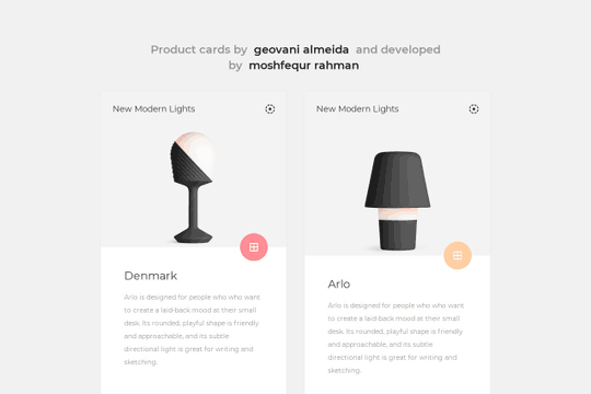 Product Card Designs 