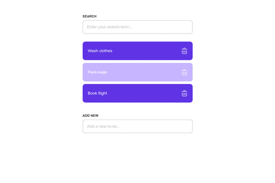 To Do List App