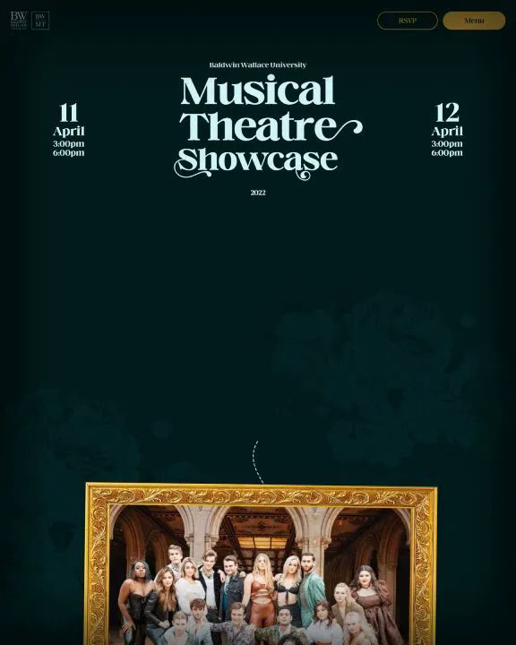 Musical Theater Webflow Template