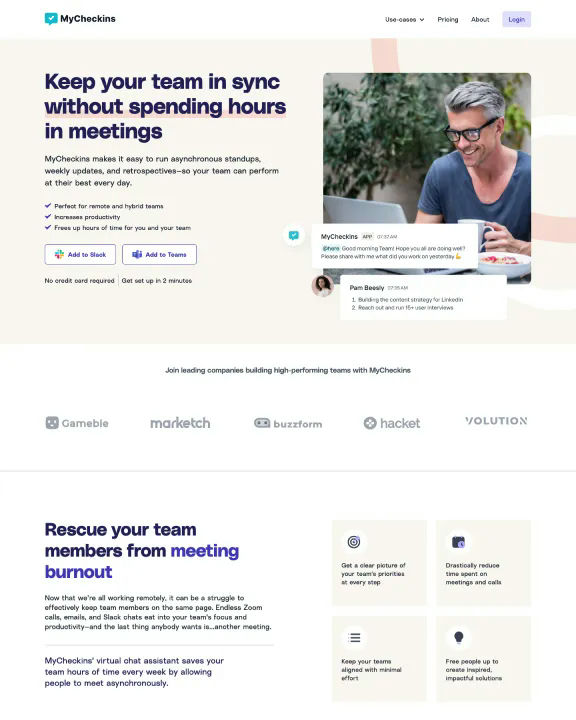 Mycheckins.io