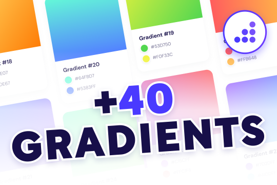 40 Unique Gradients  Webflow Cloneable