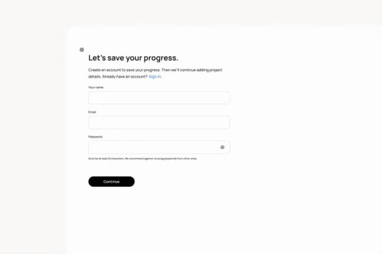 Login Overlay Panel