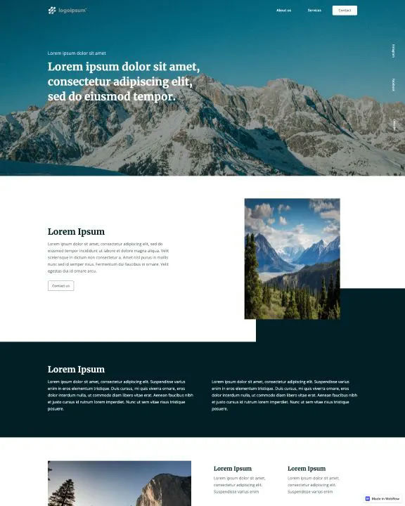 Trail Guide Landing