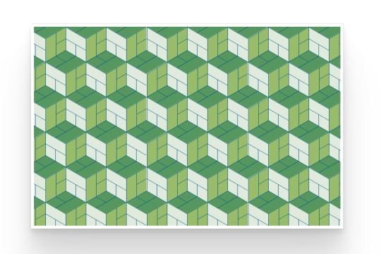 Geometric Pattern with Hover Animation