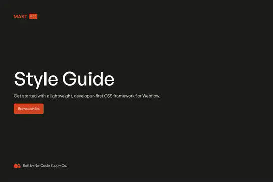 Mast CSS Framework
