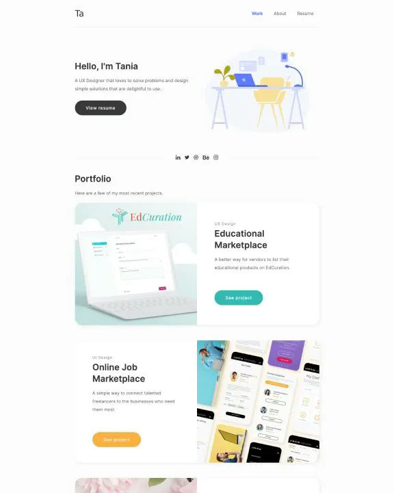 UX Portfolio 