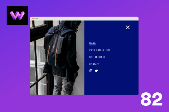 Full Screen Navigation Menu