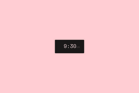 Vue.js Clock