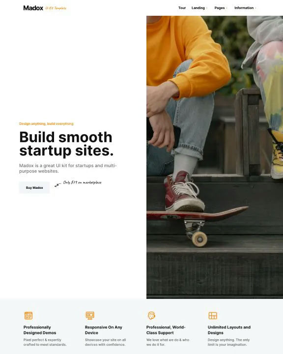 Stunning Startup Webflow Template