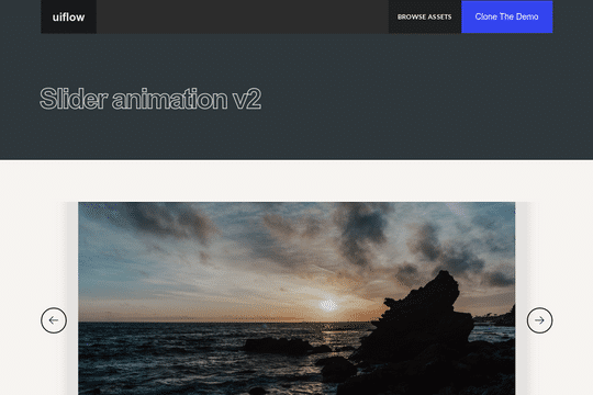 Slider Animation Transition