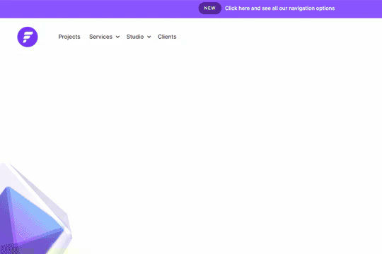 Dropdown Hover Navigation Menu