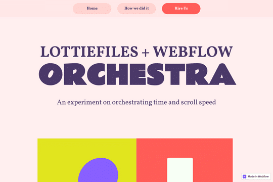 Lottiefiles Webflow Scroll Effect