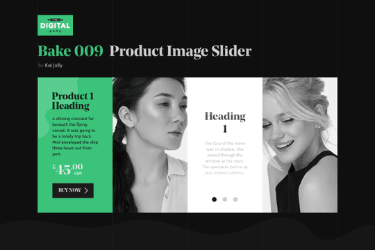Custom Product Image Slider with Animated Transitions