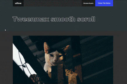 Tweenmax Smooth Scrolling