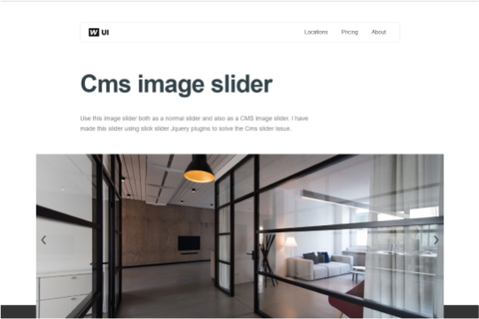 CMS Image Slick Slider