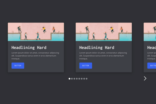 Responsive Card Slider