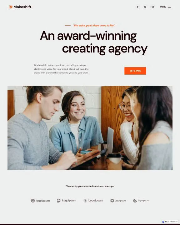 Design Service Webflow Template