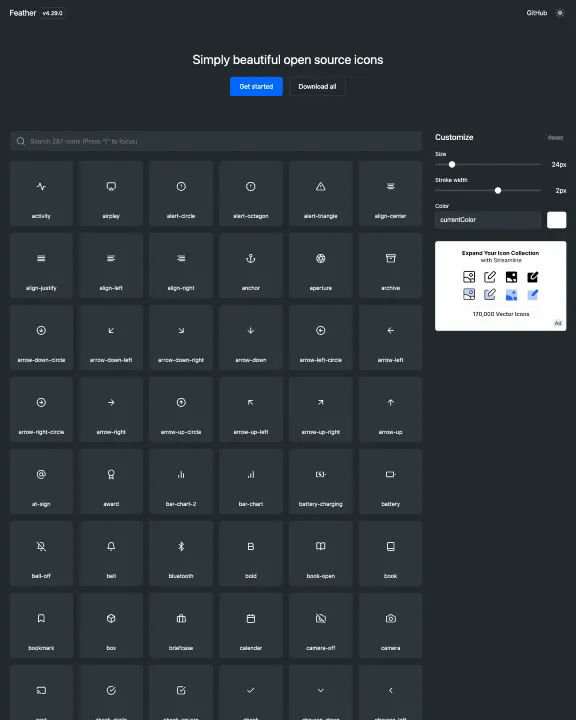 Feather Icons