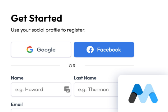 Webflow Social Login Webflow Cloneable