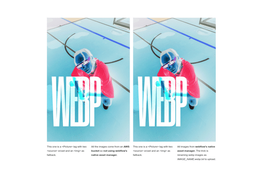 Webp Webflow Hack