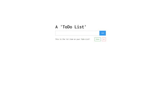 Simple Todo List