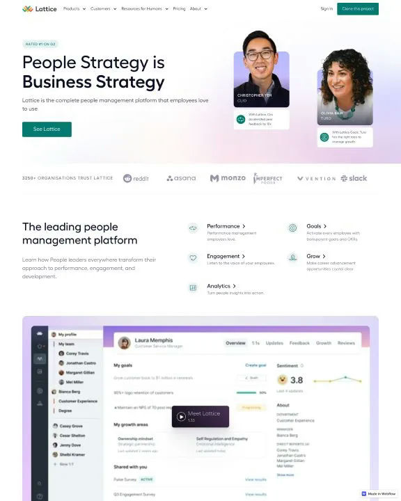 CRM Webflow Template
