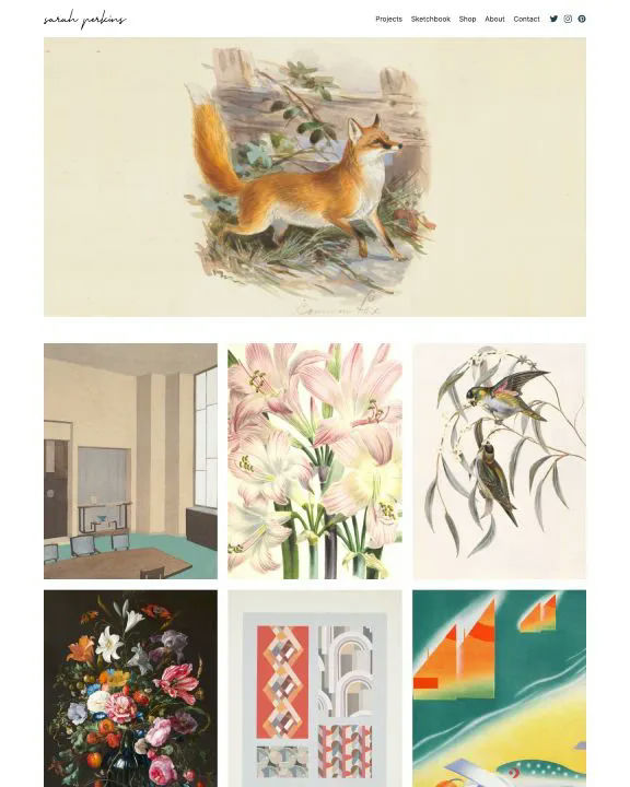 Artist Shop Webflow Template
