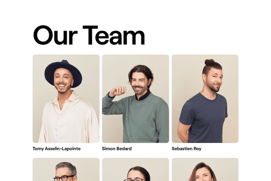 Team Page Image Transition