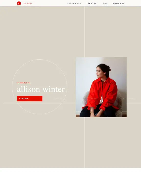 Creative Designer Portfolio Webflow Template