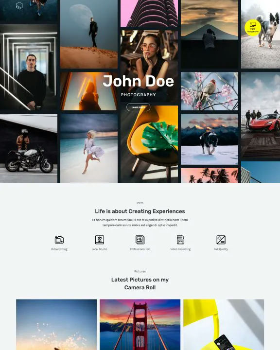 Recording Studio Webflow Template