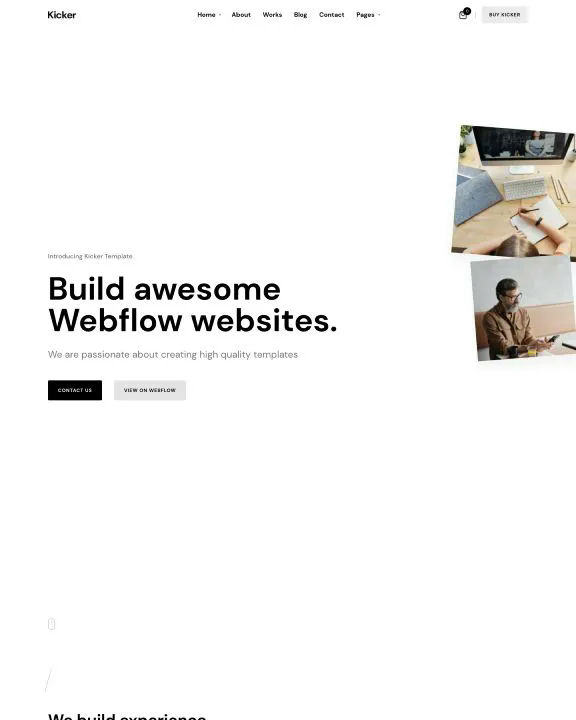 Simplistic Services Webflow Template