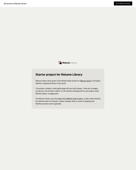 Relume Styleguide