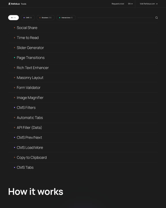 Refokus Tools